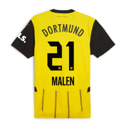 Borussia Dortmund Home Malen 21 Jersey 24-25