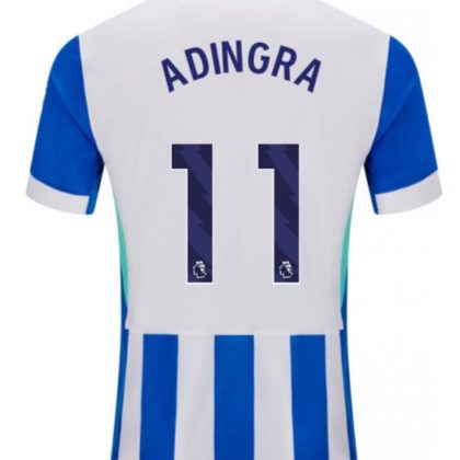 Brighton Hove Albion Home ADINGRA 11 Jersey 25-26