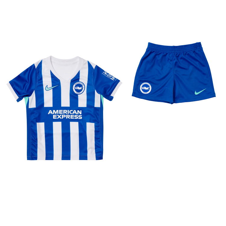 Brighton Hove Albion Home Jersey Kids Kit 25-26
