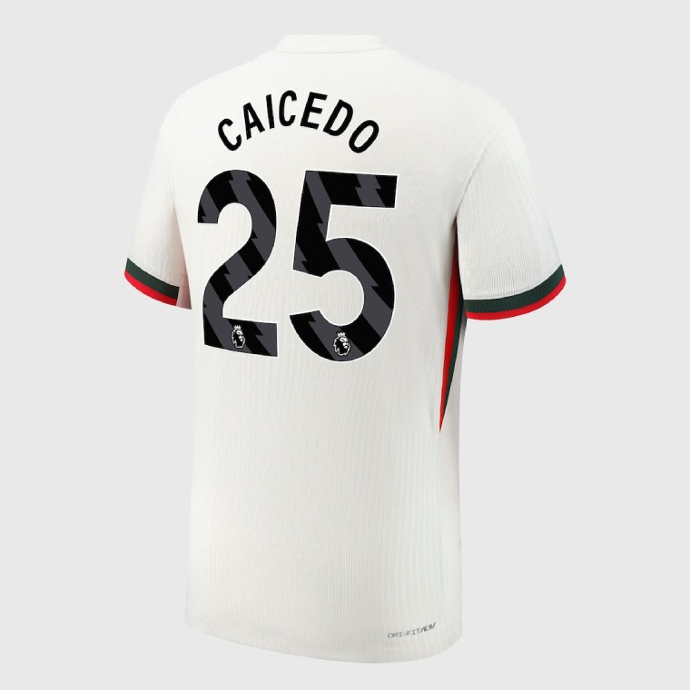 Chelsea Away CAICEDO 25 Jersey 25-26 (Player Version)
