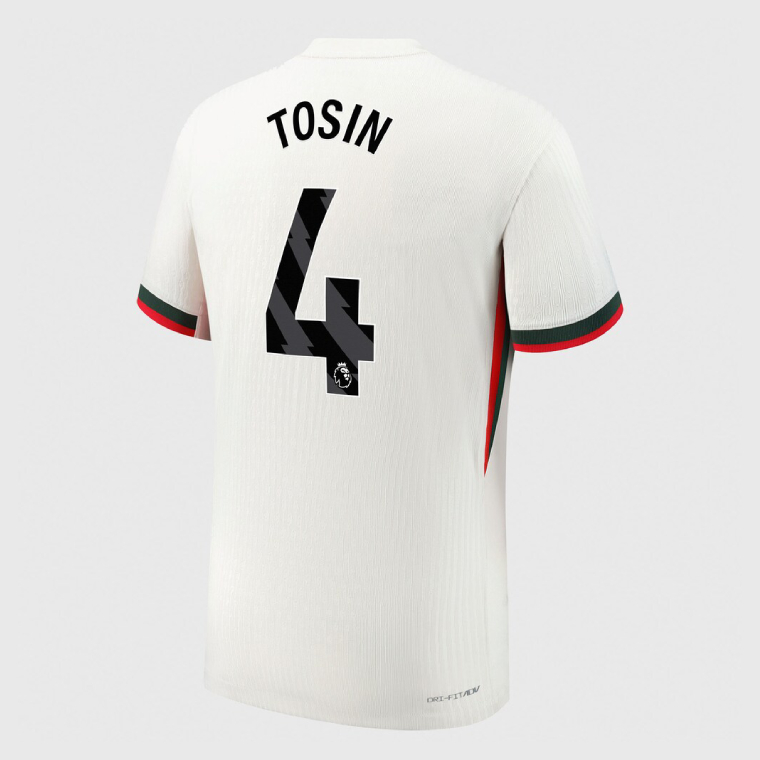Chelsea Away TOSIN 4 Jersey 25-26 (Player Version)