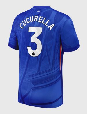 Chelsea Home CUCURELLA 3 Jersey 25-26