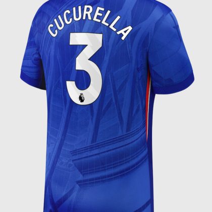 Chelsea Home CUCURELLA 3 Jersey 25-26