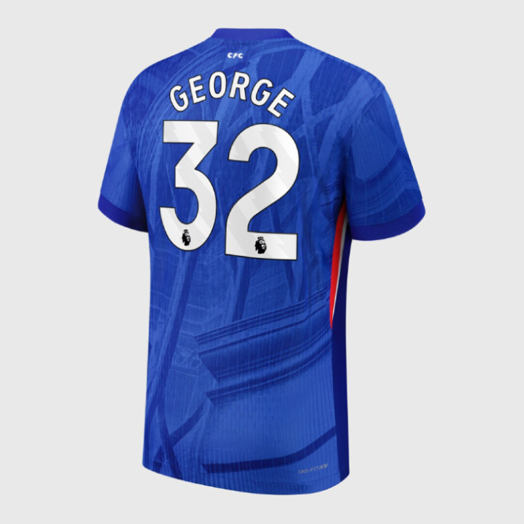 Chelsea Home GEORGE 32 Jersey 25-26 (Player Version)