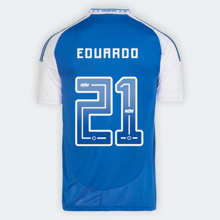 Cruzeiro Home EDUARDO 21 Jersey 25-26