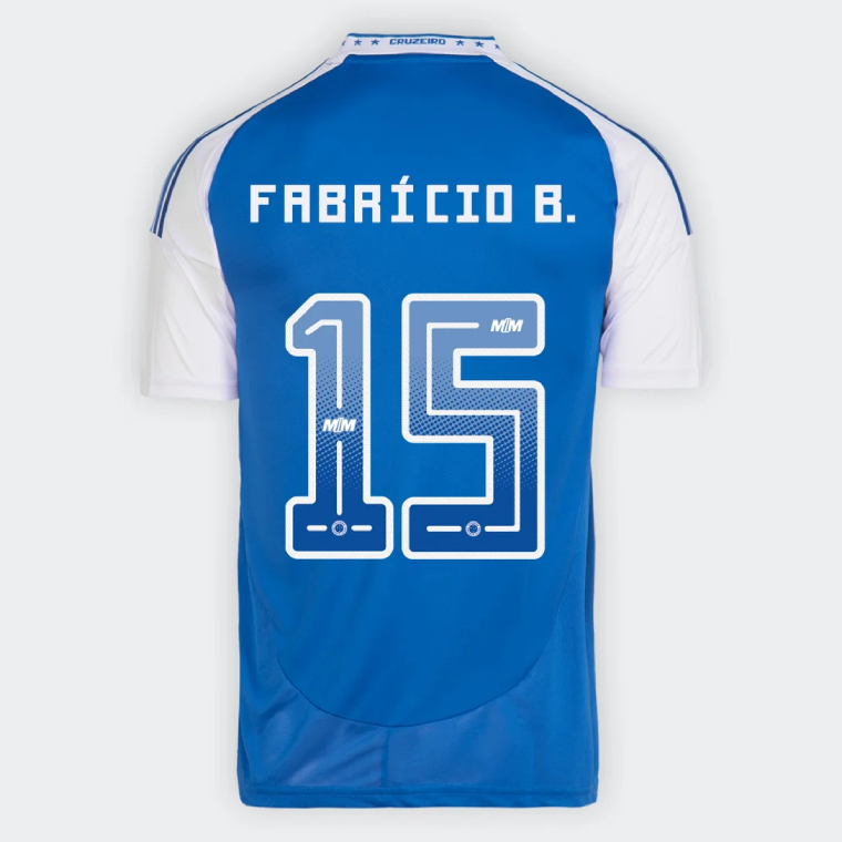 Cruzeiro Home FABRÍCIO B. 15 Jersey 25-26