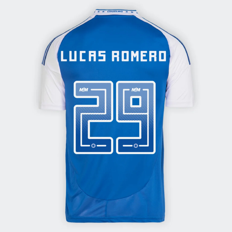 Cruzeiro Home LUCAS ROMERO 29 Jersey 25-26