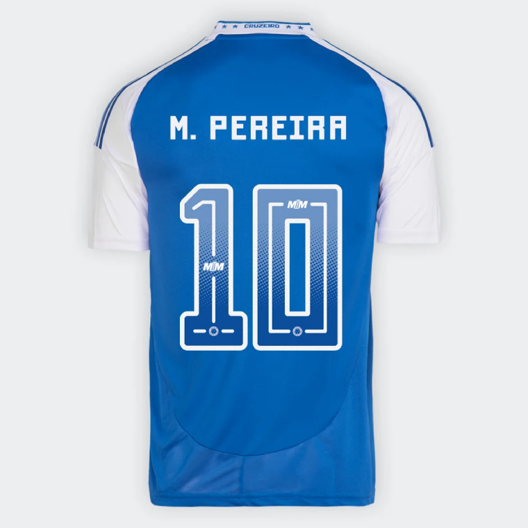 Cruzeiro Home M. PEREIRA 10 Jersey 25-26