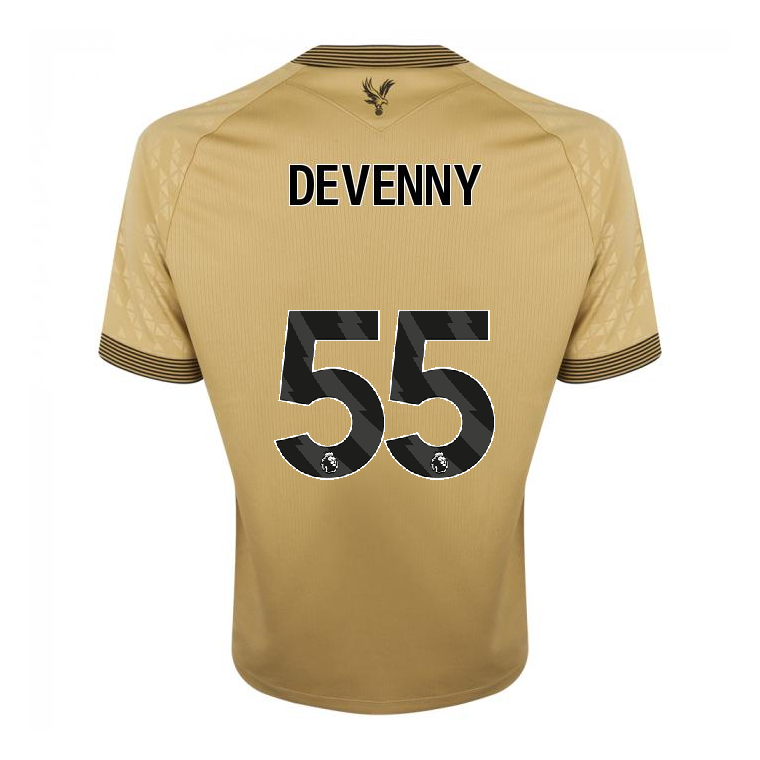 Crystal Palace Away DEVENNY 55 Jersey 25-26