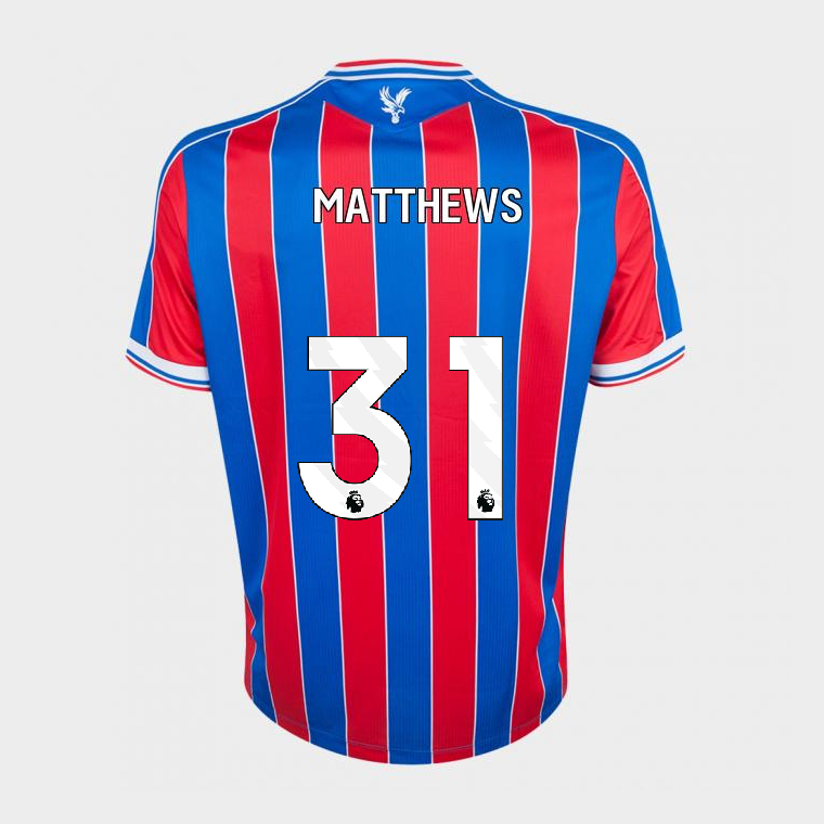 Crystal Palace Home MATTHEWS 31 Jersey 25-26