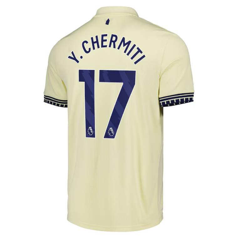 Everton Away Y. CHERMITI 17 Jersey 25-26