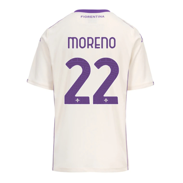 Fiorentina Away MORENO 22 Jersey 25-26