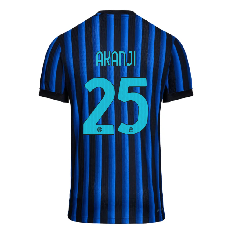 Inter Milan Home AKANJI 25 Jersey 25-26 (Player Version)