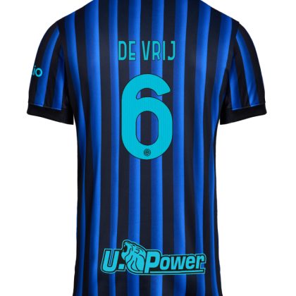 Inter Milan Home DE VRIJ 6 Jersey 25-26