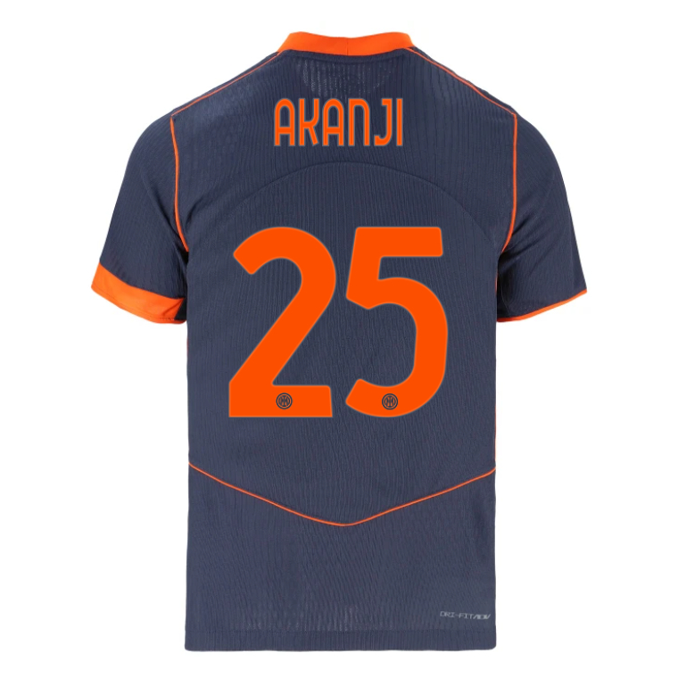 Inter Milan Third AKANJI 25 Jersey 25-26 (Player Version)