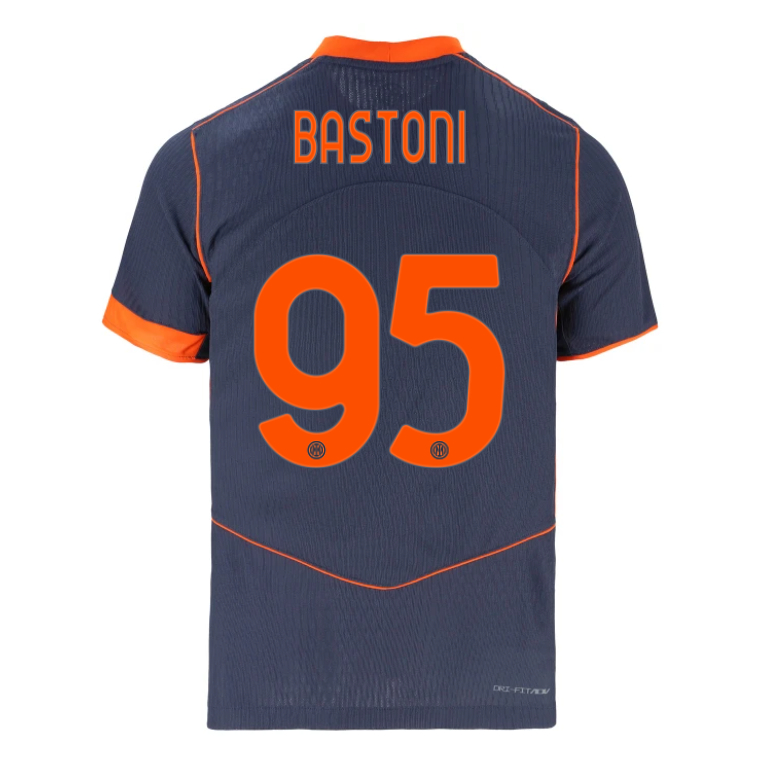 Inter Milan Third BASTONI 95 Jersey 25-26 (Player Version)