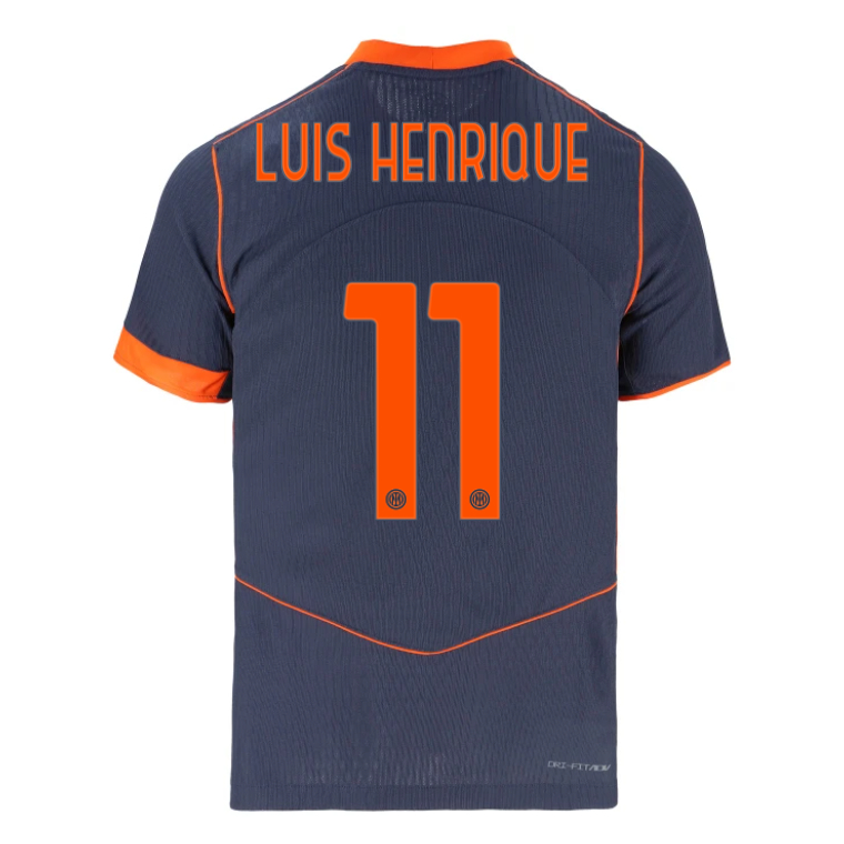 Inter Milan Third LUIS HENRIQUE 11 Jersey 25-26 (Player Version)