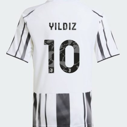 Juventus Home YILDIZ 10 Jeep Sponsor Jersey 25-26
