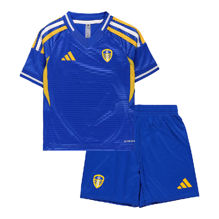 Leeds United Away Jersey Kids Kit 25-26