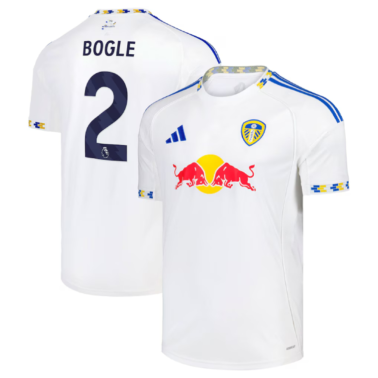 Leeds United Home BOGLE 2 Jersey 25-26