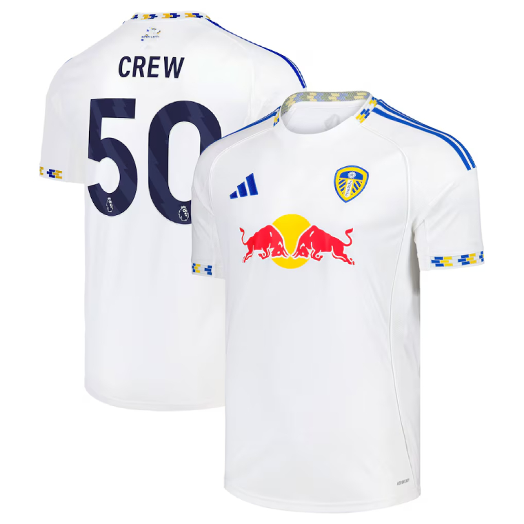 Leeds United Home CREW 50 Jersey 25-26