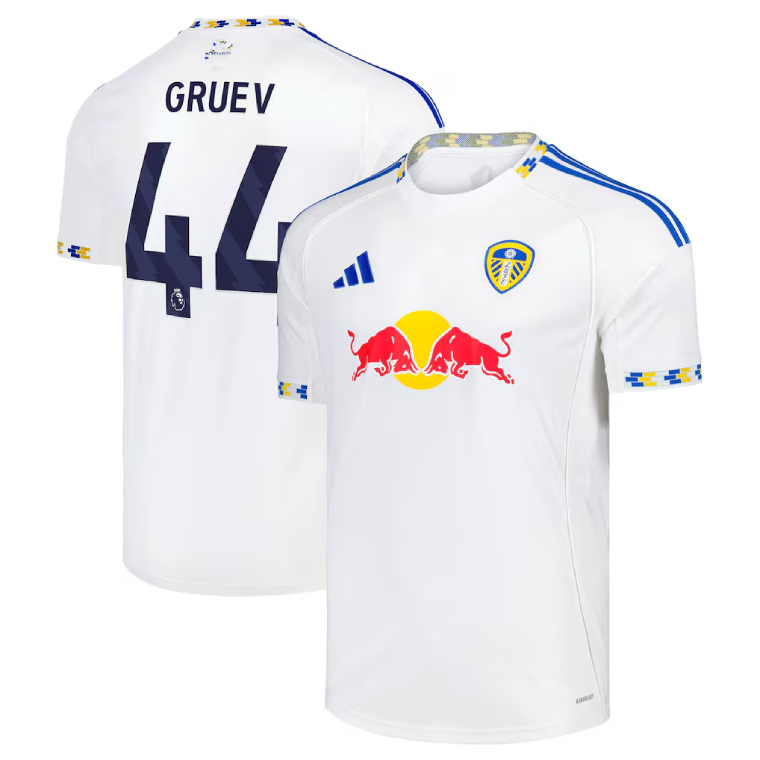Leeds United Home GRUEV 44 Jersey 25-26