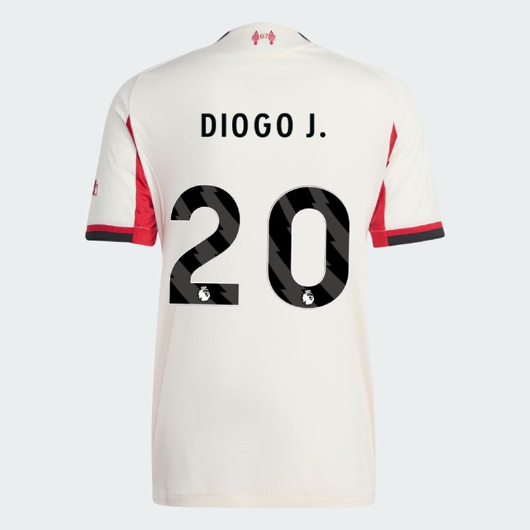 Liverpool Away DIOGO J. 20 Jersey 25-26 (Player Version)