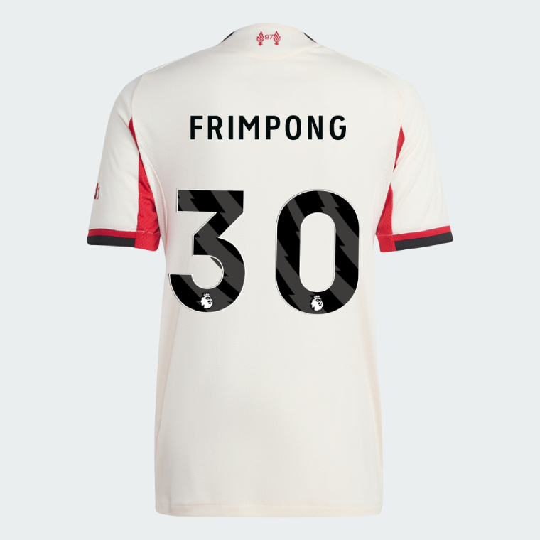 Liverpool Away FRIMPONG 30 Jersey 25-26 (Player Version)