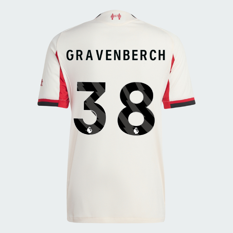 Liverpool Away GRAVENBERCH 38 Jersey 25-26 (Player Version)