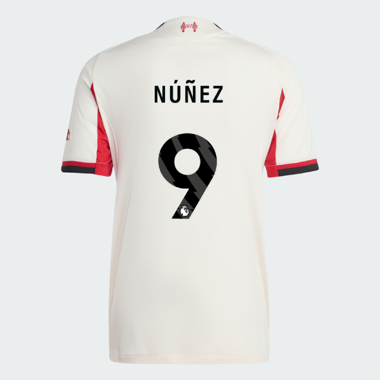 Liverpool Away NÚÑEZ 9 Jersey 25-26 (Player Version)