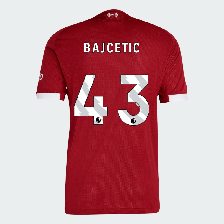 Liverpool Home BAJCETIC 43 Jersey 25-26 (Player Version)