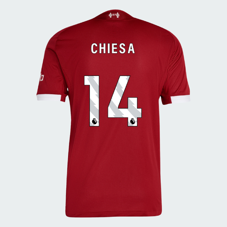 Liverpool Home CHIESA 14 Jersey 25-26 (Player Version)