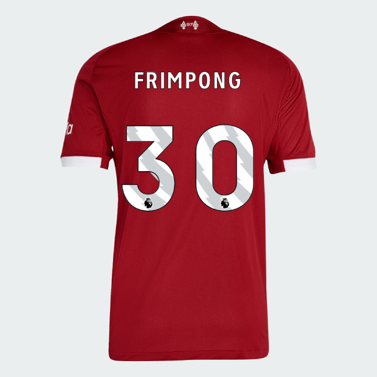 Liverpool Home FRIMPONG 30 Jersey 25-26 (Player Version)