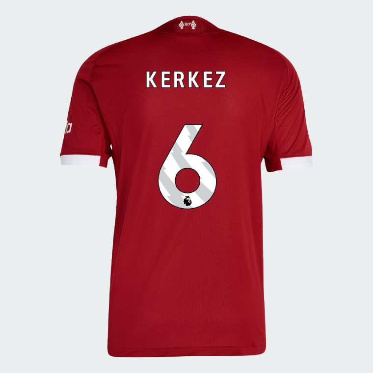 Liverpool Home KERKEZ 6 Jersey 25-26 (Player Version)