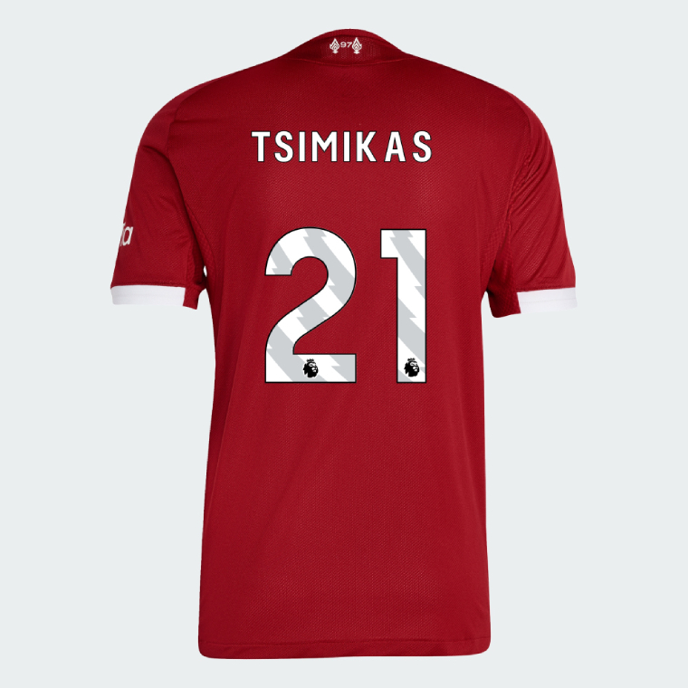 Liverpool Home TSIMIKAS 21 Jersey 25-26 (Player Version)