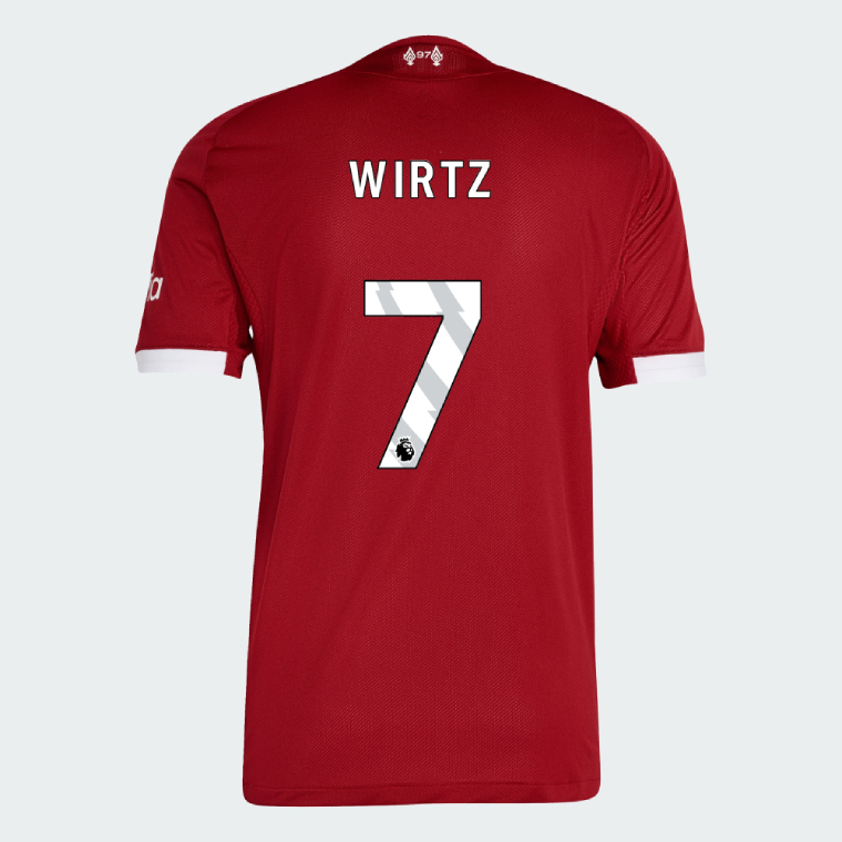 Liverpool Home WIRTZ 7 Jersey 25-26 (Player Version)