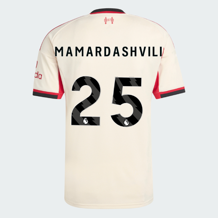 Liverpool MAMARDASHVILI 25 Away Jersey 25-26