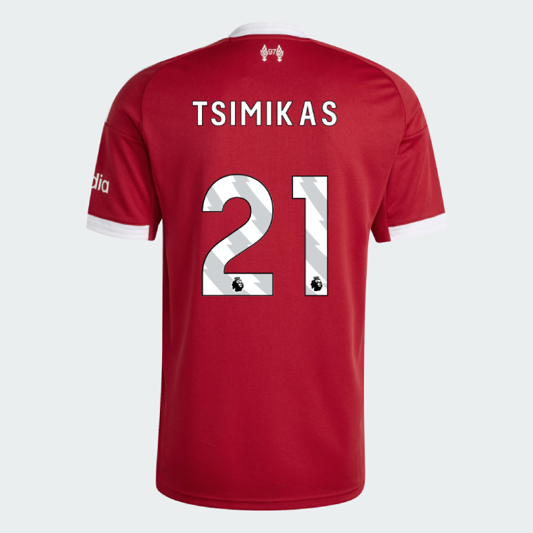 Liverpool TSIMIKAS 21 Home Jersey 25-26