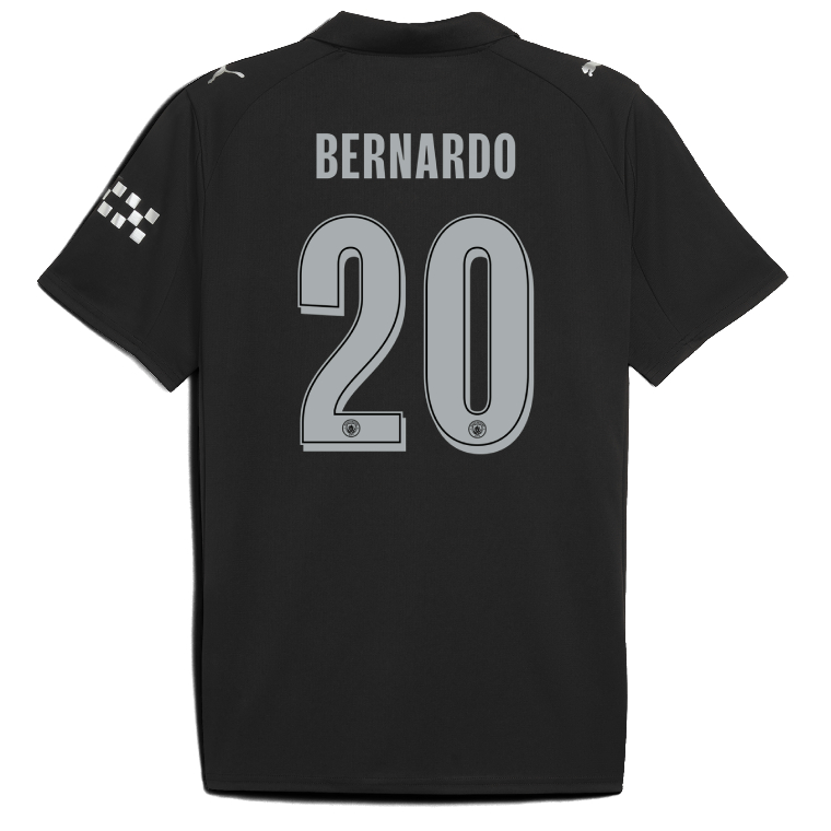 Manchester City Away BERNARDO 20 UCL Jersey 25-26