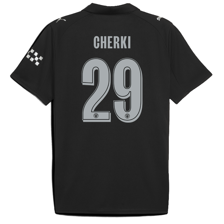 Manchester City Away CHERKI 29 UCL Jersey 25-26