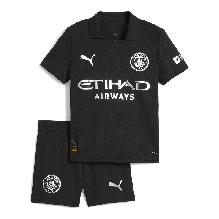 Manchester City Away Kids Kit 25-26