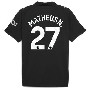 Manchester City Away MATHEUS N. 27 Jersey 25-26