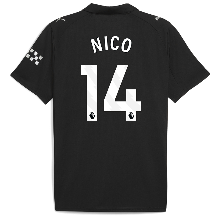 Manchester City Away NICO 14 Jersey 25-26