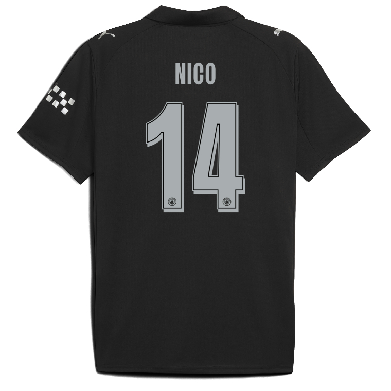 Manchester City Away NICO 14 UCL Jersey 25-26