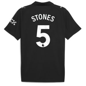 Manchester City Away STONES 5 Jersey 25-26