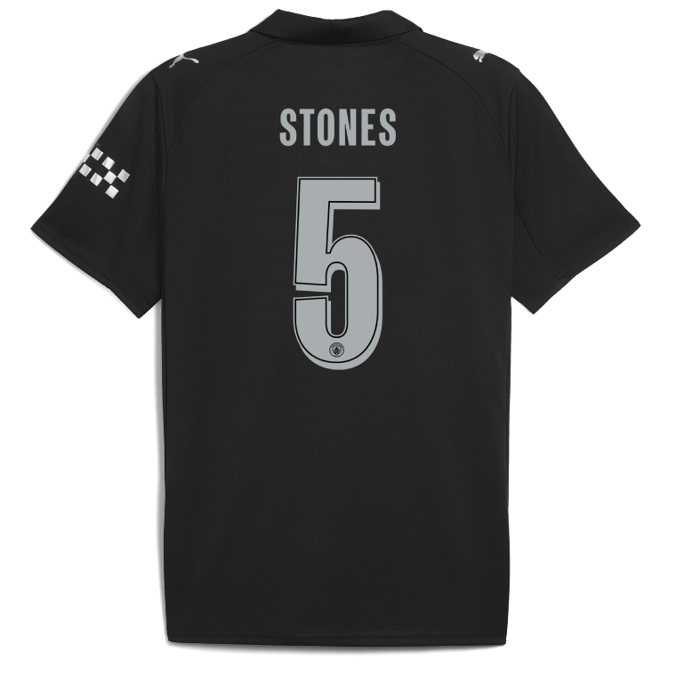 Manchester City Away STONES 5 UCL Jersey 25-26