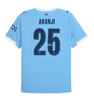 Manchester City Home Akanji 25 UCL Jersey 25-26
