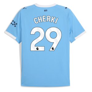 Manchester City Home CHERKI 29 Jersey 25-26