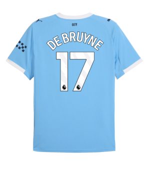 Manchester City Home De Bruyne 17 Jersey 25-26