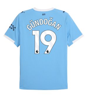 Manchester City Home Gündoğan 19 Jersey 25-26